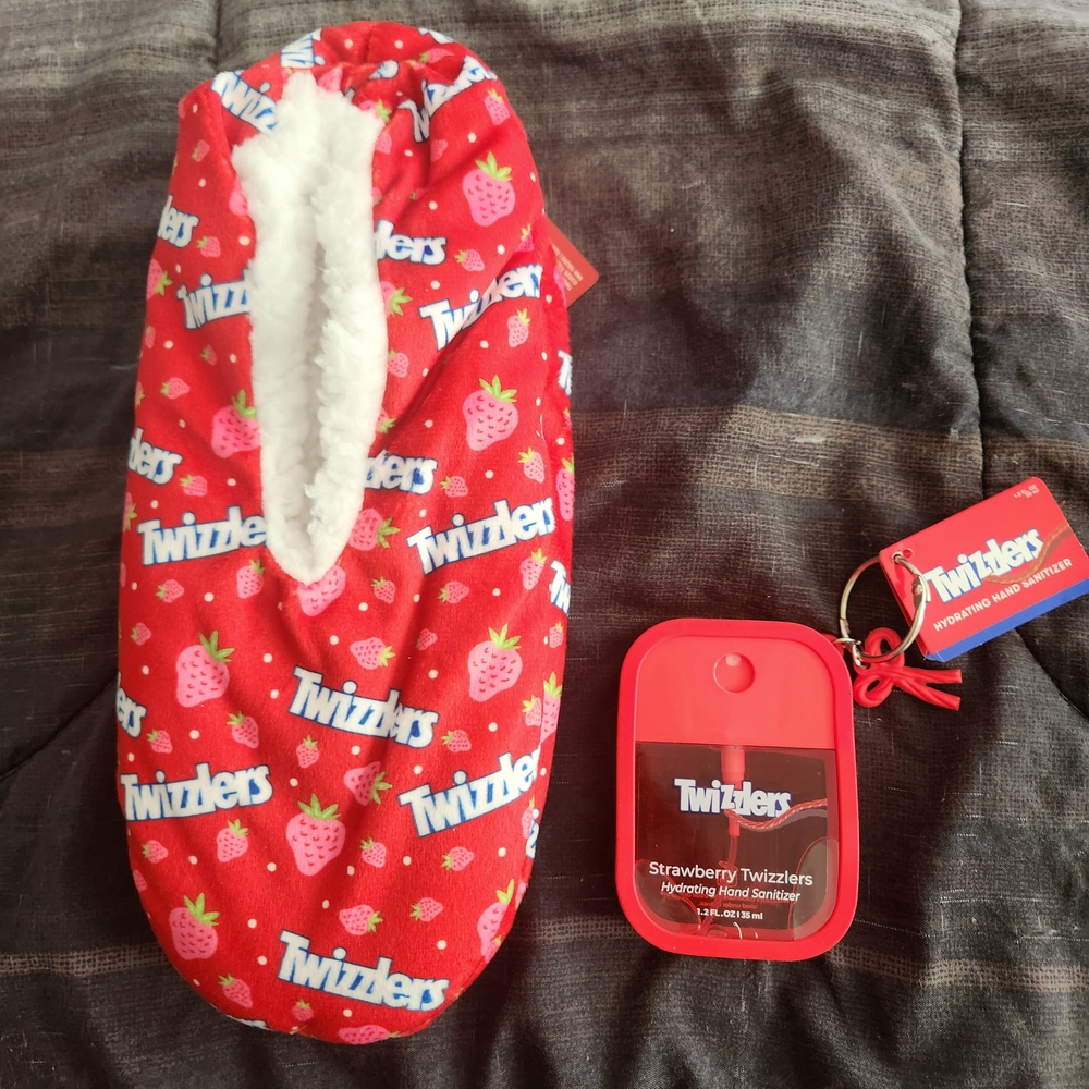 Slippers and Sanitizer Set